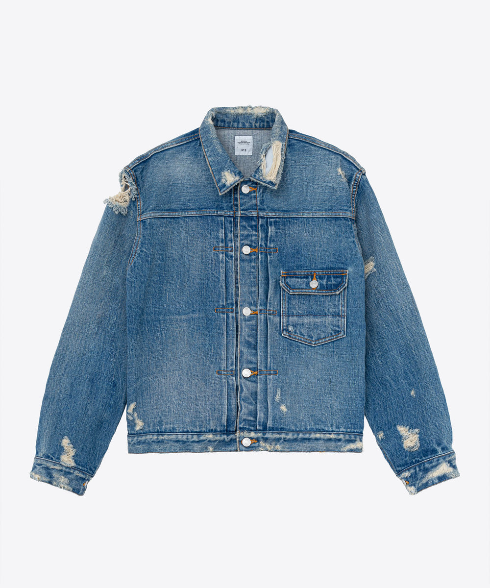 DAMAGED DENIM JACKET 