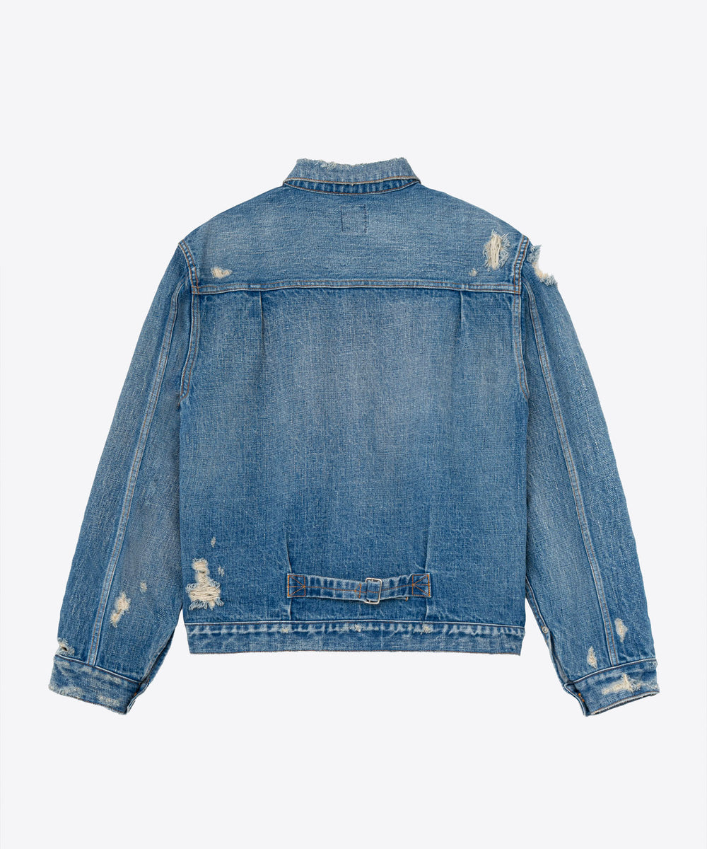 DAMAGED DENIM JACKET 