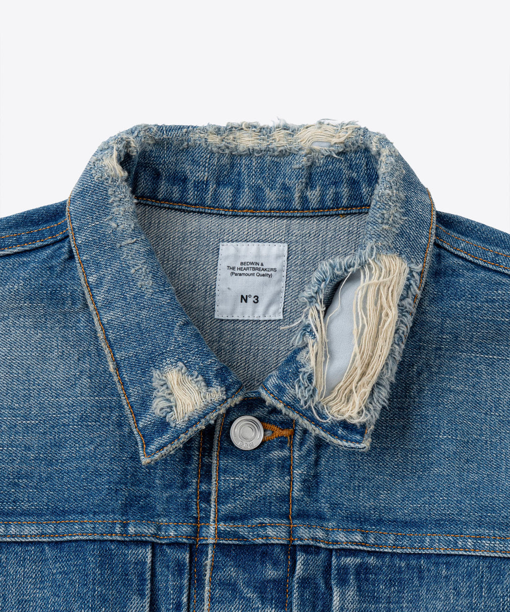 DAMAGED DENIM JACKET 