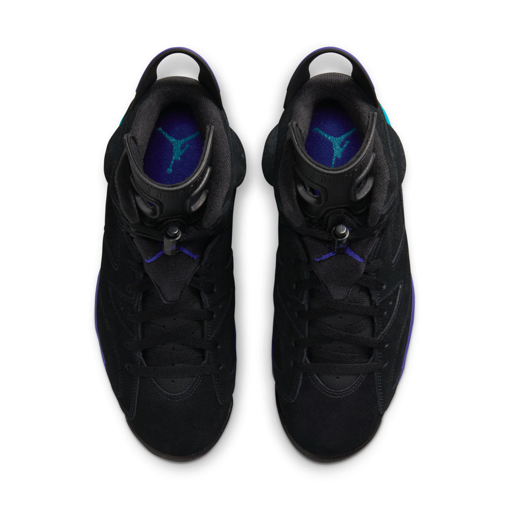 Air jordan retro shop 6 black and blue